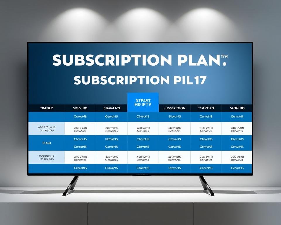 A modern and sleek subscription plans display for Xtreme HD IPTV, presented against a minimalist background with soft, even lighting. The plans are showcased in a high-resolution, photo-realistic style, with each option clearly laid out in a well-organized grid. The color palette features a harmonious blend of blues and grays, creating a premium, technology-driven aesthetic. The overall composition is balanced, with the plans taking center stage and complemented by subtle design elements that enhance the visual appeal. The image conveys a sense of professionalism, quality, and the extensive entertainment options available through the Xtreme HD IPTV service. A modern and sleek subscription plans display for Xtreme HD IPTV, presented against a minimalist background with soft, even lighting. The plans are showcased in a high-resolution, photo-realistic style, with each option clearly laid out in a well-organized grid. The color palette features a harmonious blend of blues and grays, creating a premium, technology-driven aesthetic. The overall composition is balanced, with the plans taking center stage and complemented by subtle design elements that enhance the visual appeal. The image conveys a sense of professionalism, quality, and the extensive entertainment options available through the Xtreme HD IPTV service.
