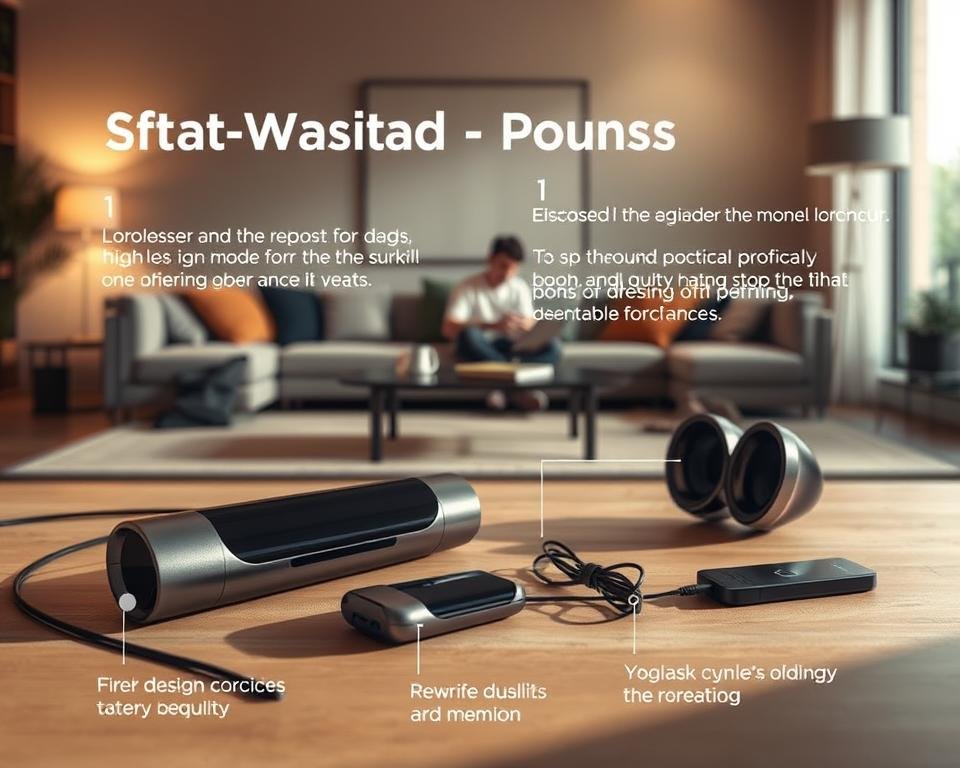 A visually compelling illustration of the real-world benefits of the product. A detailed still-life scene set in a warm, inviting interior. In the foreground, an arrangement of the product's key features - sleek design, high-quality materials, advanced functionality. The middle ground showcases the product in use, highlighting its practical applications and tangible benefits for the user. In the background, a minimalist setting with muted tones that allows the product to take center stage. Soft, directional lighting casts subtle shadows, emphasizing the form and texture of the elements. The overall composition conveys a sense of sophistication, practicality, and the product's ability to enhance the user's everyday life.