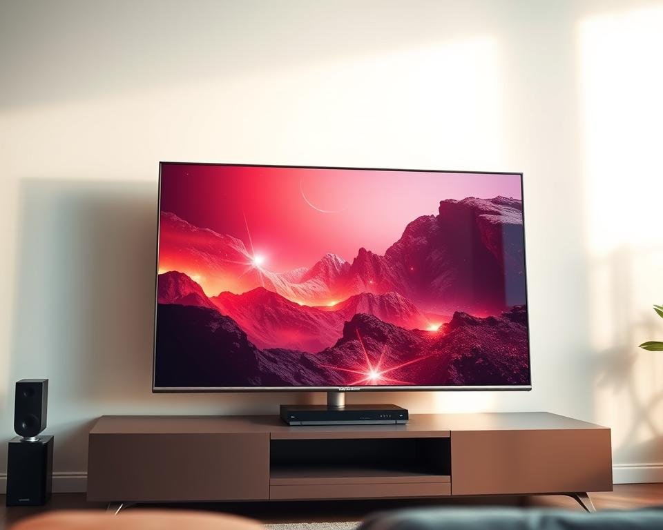 High-quality 4K video streaming on a sleek, modern television set with a minimalist design. The screen displays a vivid, crystal-clear image with lifelike colors and deep contrast. Soft, warm lighting illuminates the scene, creating a cozy, cinematic atmosphere. The television is surrounded by a clean, uncluttered environment, allowing the stunning visual quality to take center stage. The overall composition emphasizes the exceptional streaming experience, capturing the essence of "Xtreme HD IPTV" in a visually compelling and immersive way. High-quality 4K video streaming on a sleek, modern television set with a minimalist design. The screen displays a vivid, crystal-clear image with lifelike colors and deep contrast. Soft, warm lighting illuminates the scene, creating a cozy, cinematic atmosphere. The television is surrounded by a clean, uncluttered environment, allowing the stunning visual quality to take center stage. The overall composition emphasizes the exceptional streaming experience, capturing the essence of "Xtreme HD IPTV" in a visually compelling and immersive way.